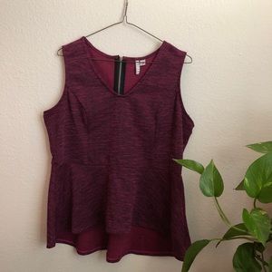 Pink and Black Tweed Blouse - super cute!!